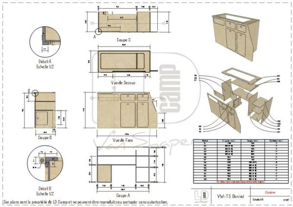 PLANS VW T5 L1H1 Daniel – Image 3